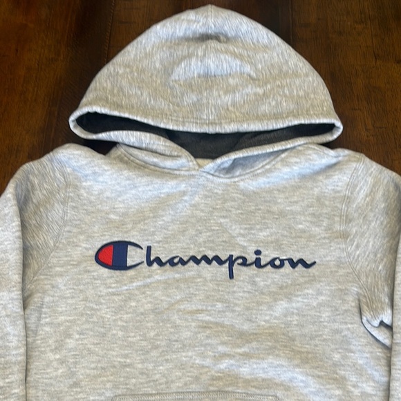 Champion Kids Grey Hoodie - Picture 2 of 9